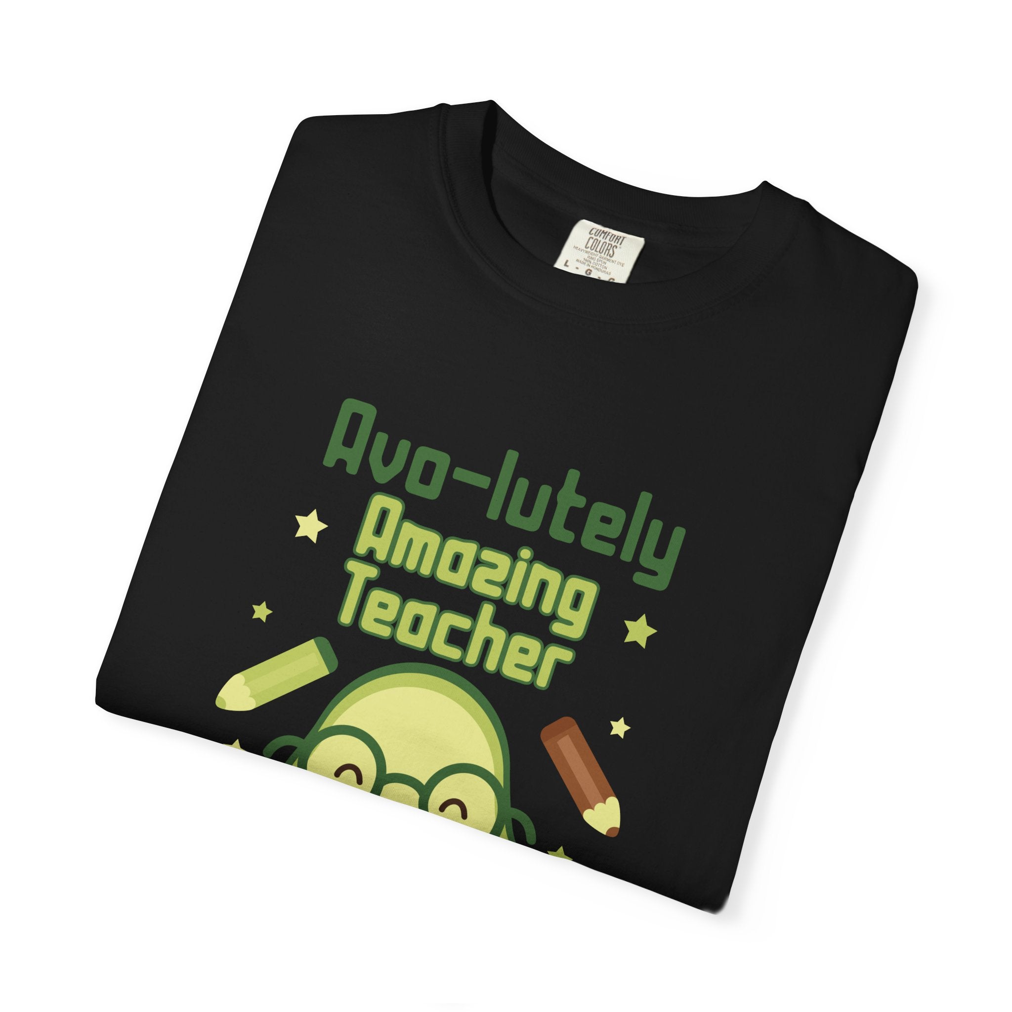 Personalizable "Avo-lutely Amazing Teacher" T-Shirt — Cute Avocado [XX] Grade Teacher Tee