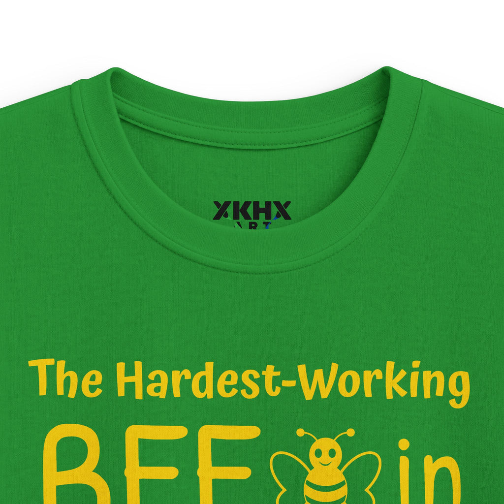 Personalized [XX] Grade Bee T-Shirt — "The Hardest-Working Bee in [XX] Grade" Kids Tee