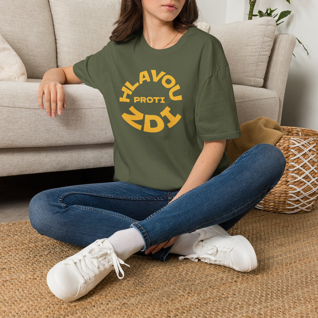 T-Shirt — Hlavou Proti Zdi - Bold Graphic Tee