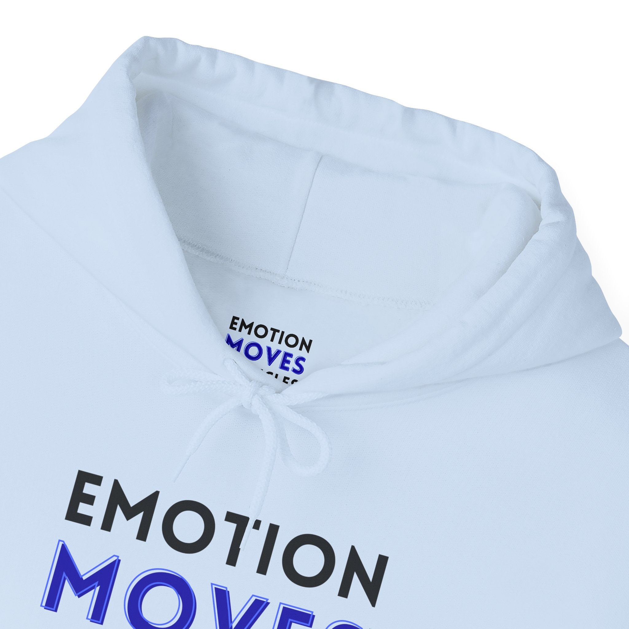 Emotion Moves Particles Hoodie — Inspirational Graphic Pullover
