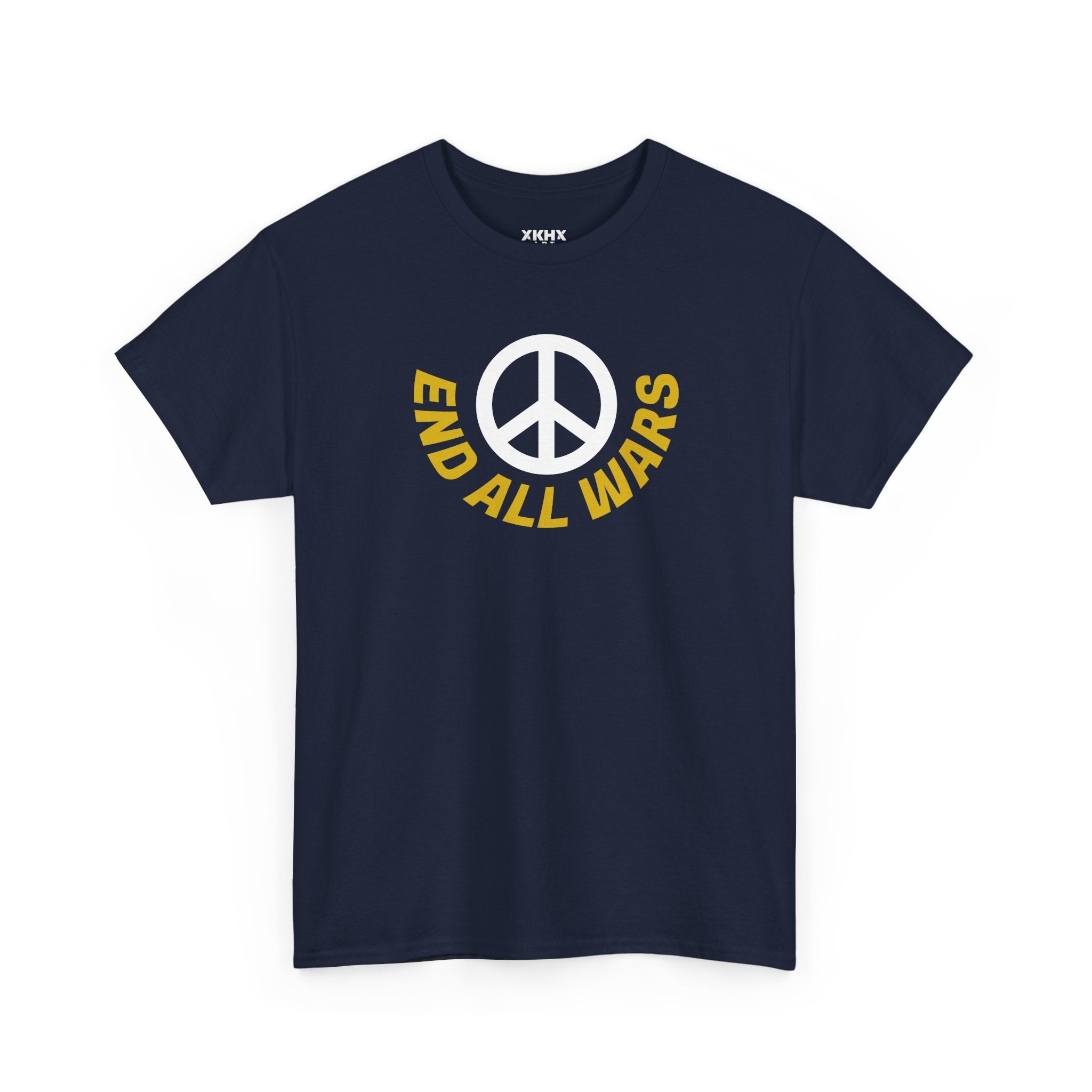 Peace Symbol T-Shirt — "End All Wars" Anti-War Graphic Tee