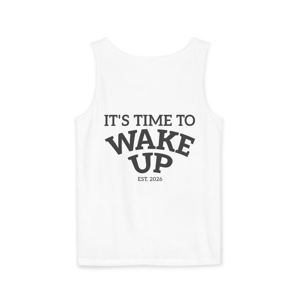 Wake Up Tank Top — Casual Graphic Tank