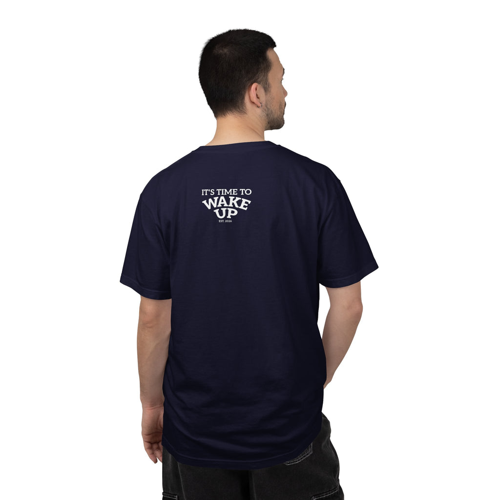 Wake Up Graphic T-Shirt — "It's Time to Wake Up" Casual Tee dark