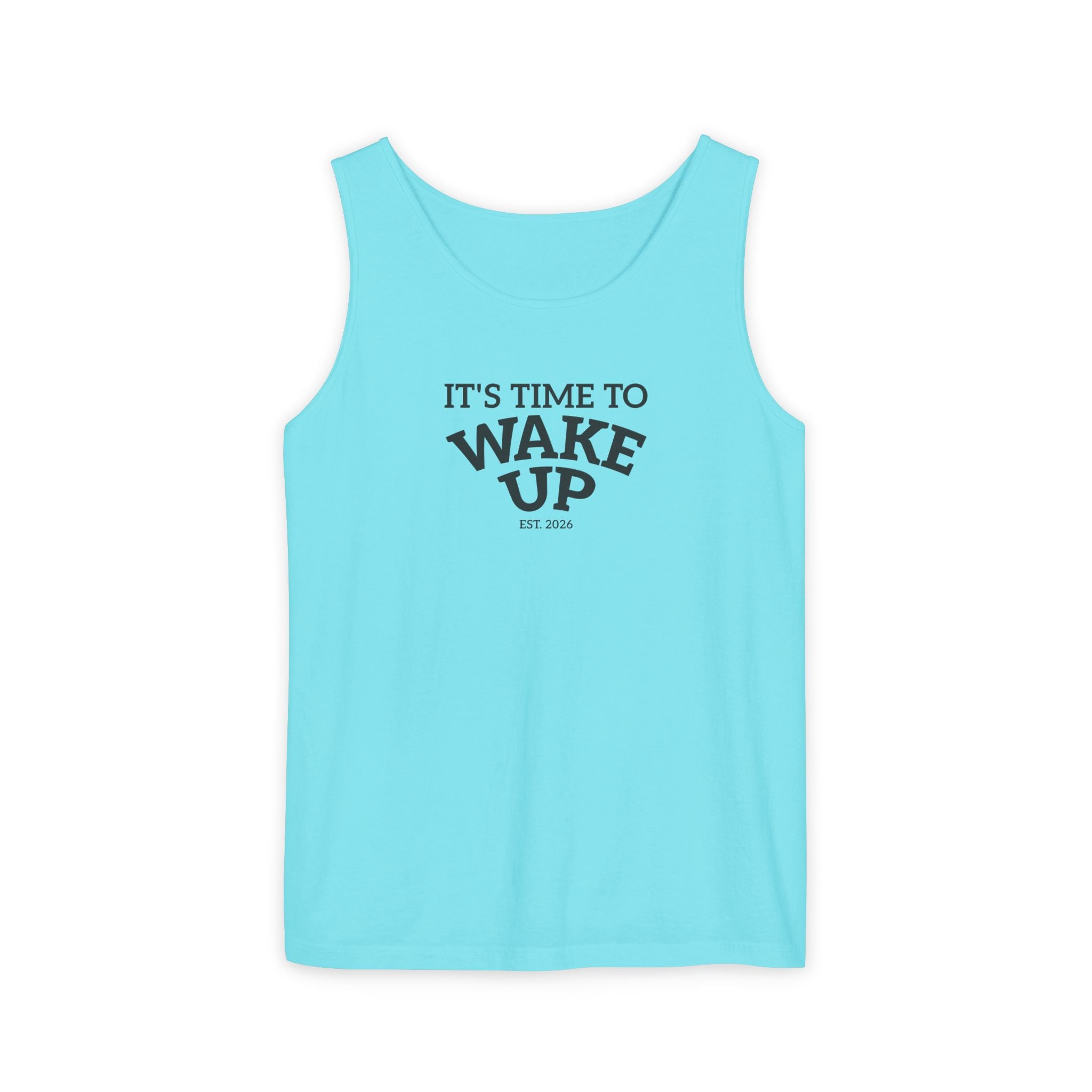 Wake Up Tank Top — Casual Graphic Tank