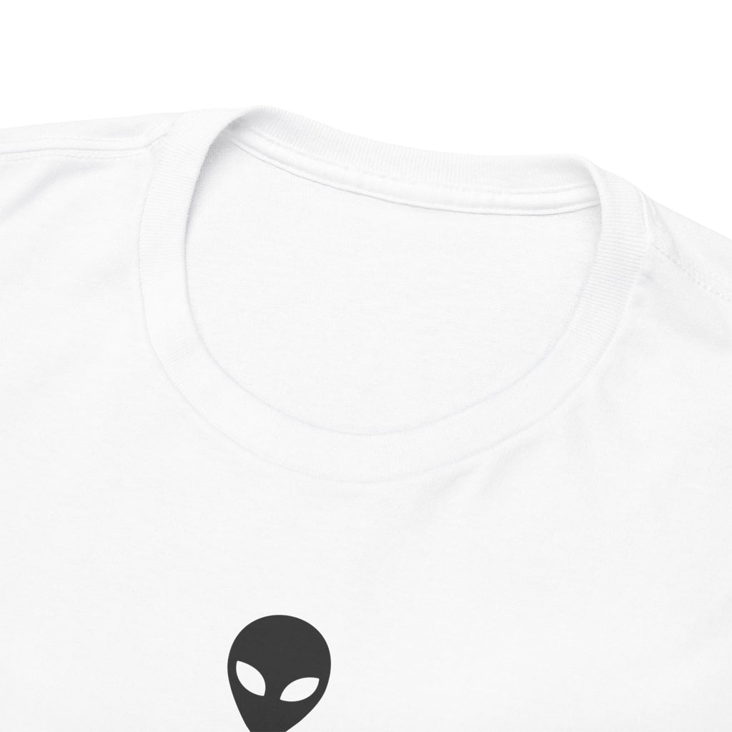 Alien Tee — Minimal "They Are Real" Vertical Graphic T-Shirt