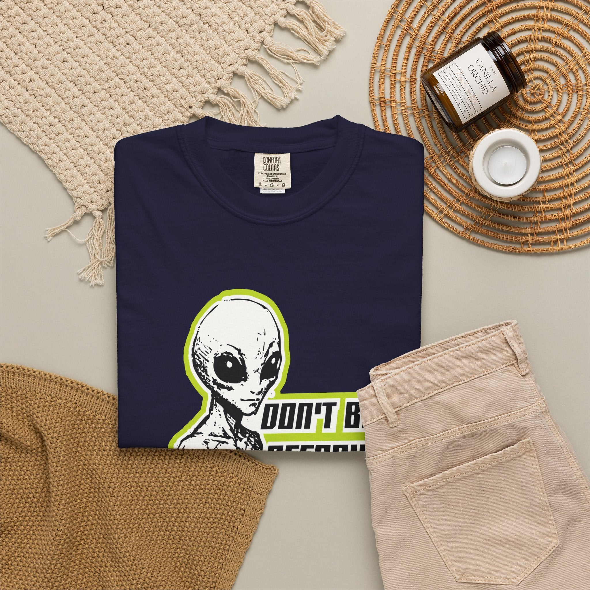 Alien Graphic T-Shirt — "Don't Be Affraid of What You Don't Understand"