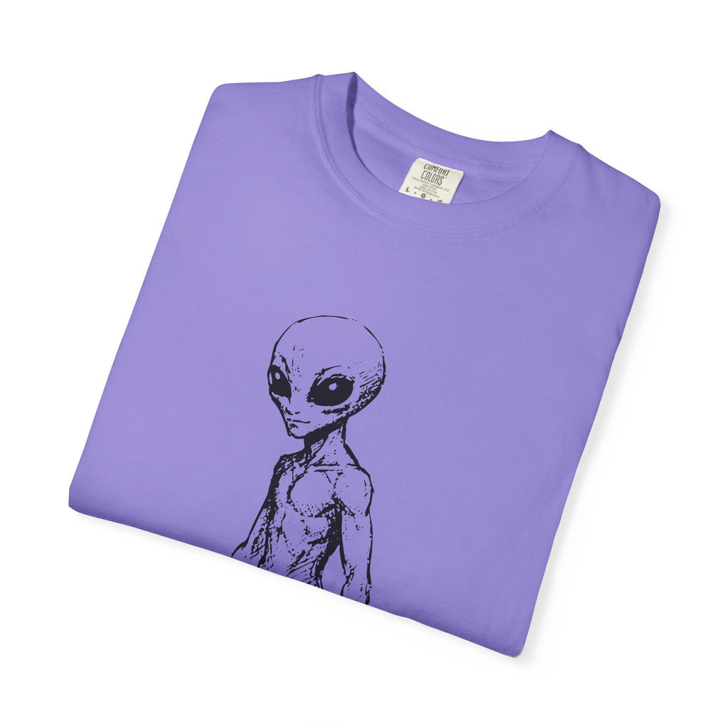 Alien Greys Graphic T-Shirt — "The Quiet Partners" Illustrated Tee