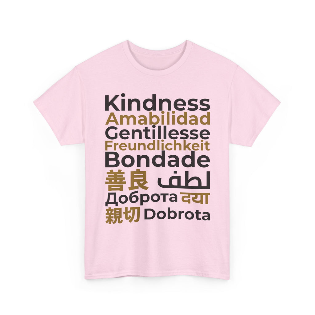 Kindness Multilingual Tee — "Kindness" in World Languages Tee