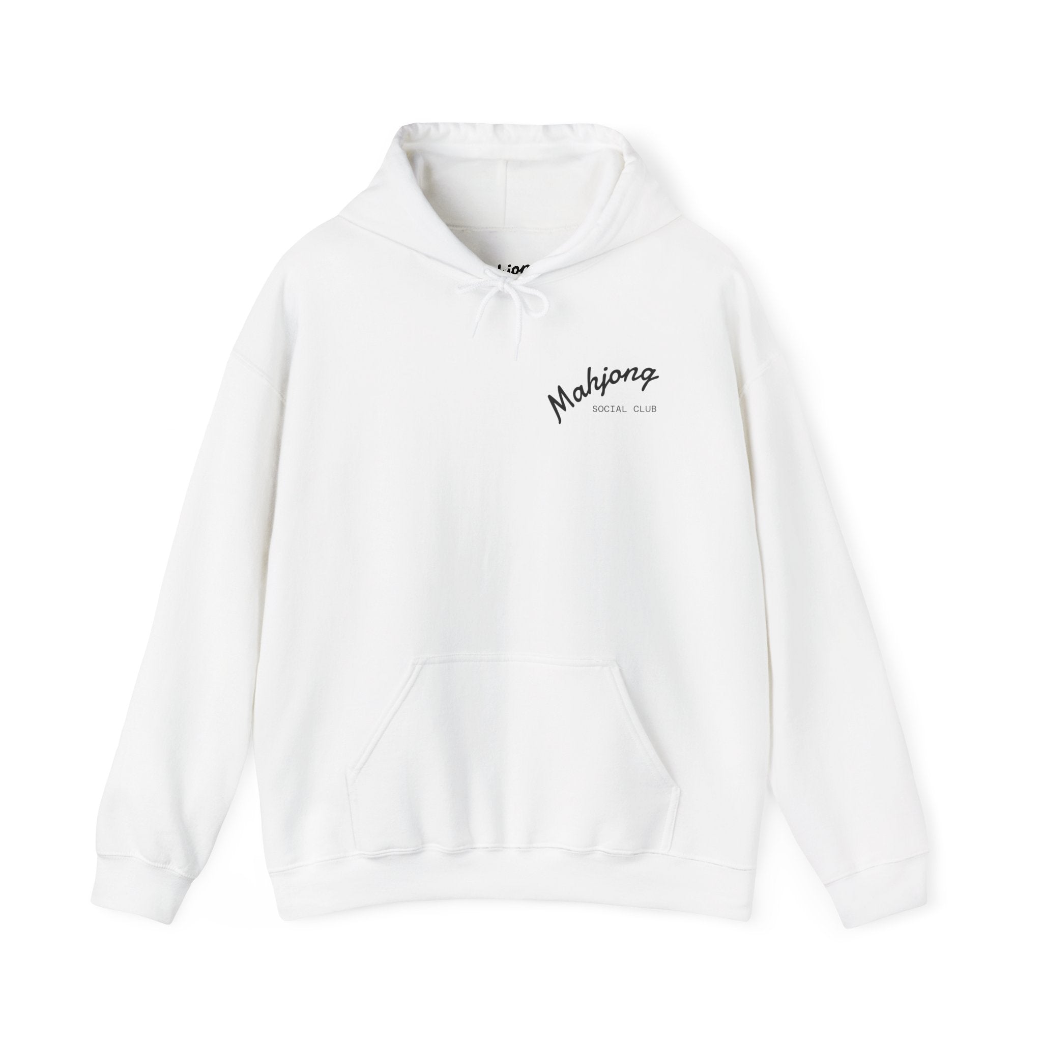 Mahjong Social Club Hoodie | tile-inspired, jade green pastel