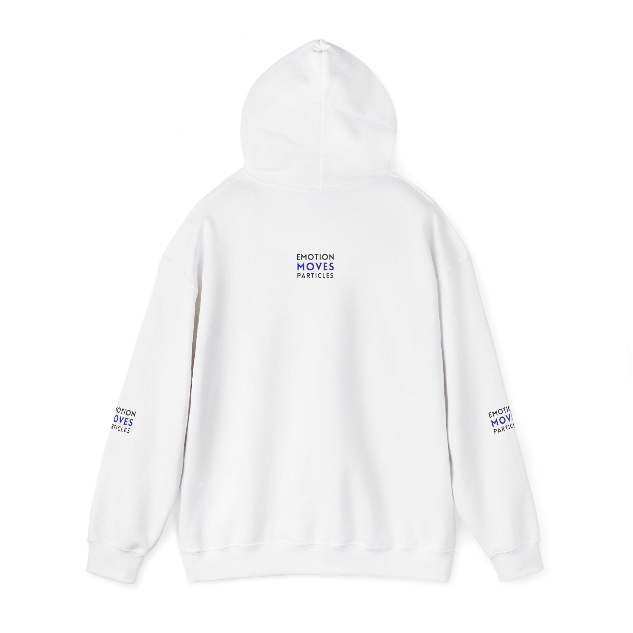 Emotion Moves Particles Hoodie — Inspirational Graphic Pullover