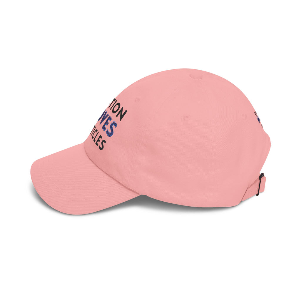 Emotions hýbou částicemi | Kšiltovka „Dad Cap“ – vyšívaná baseballová čepice