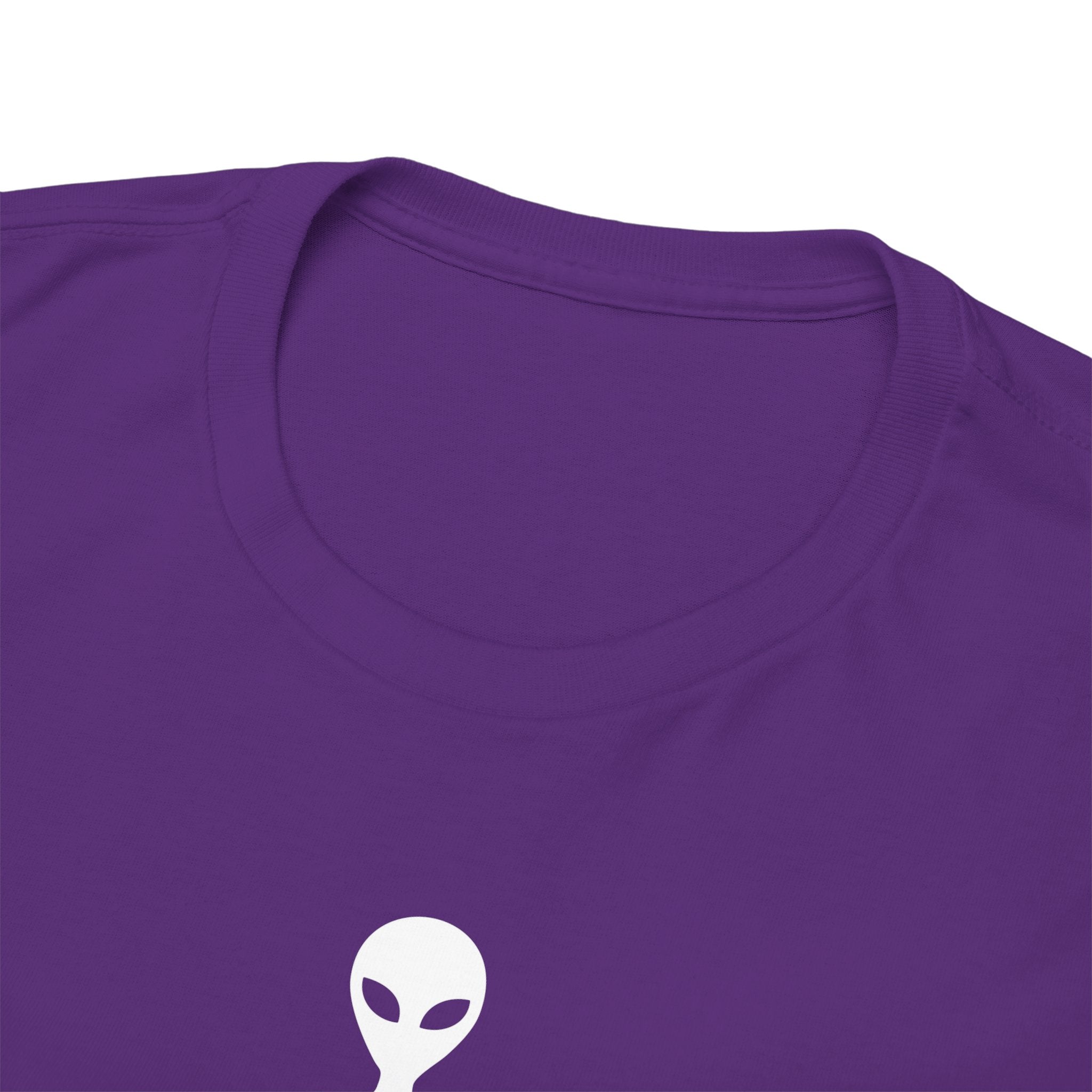 Alien Tee — Minimal "They Are Real" Vertical Graphic T-Shirt dark