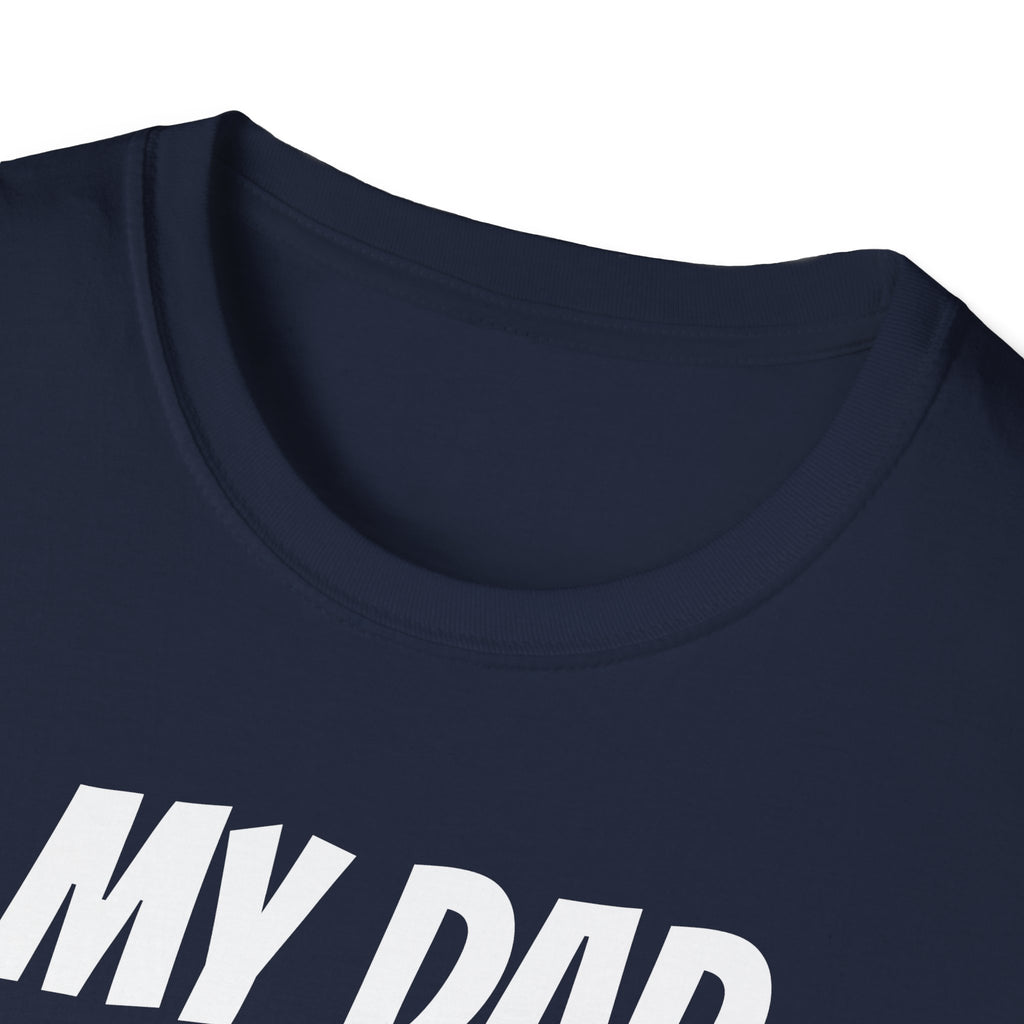 Superhero Dad T-Shirt — "My Dad Is My Superhero" Positive Message Tee