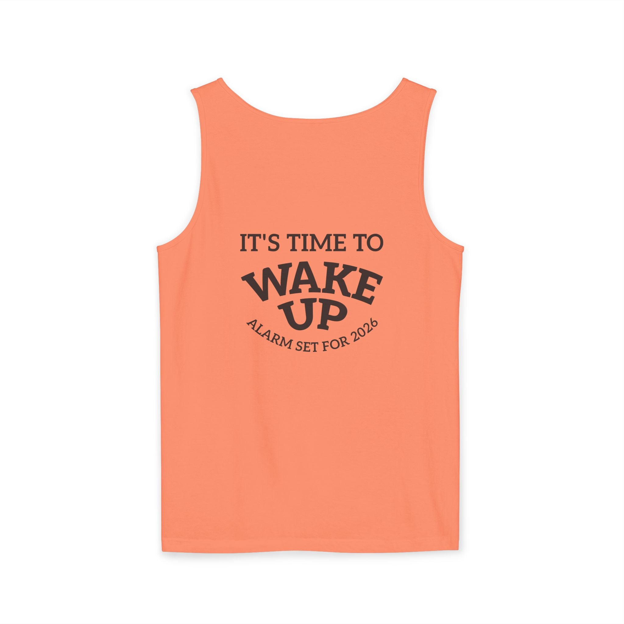 Wake Up Tank Top dark — Casual Graphic Tank