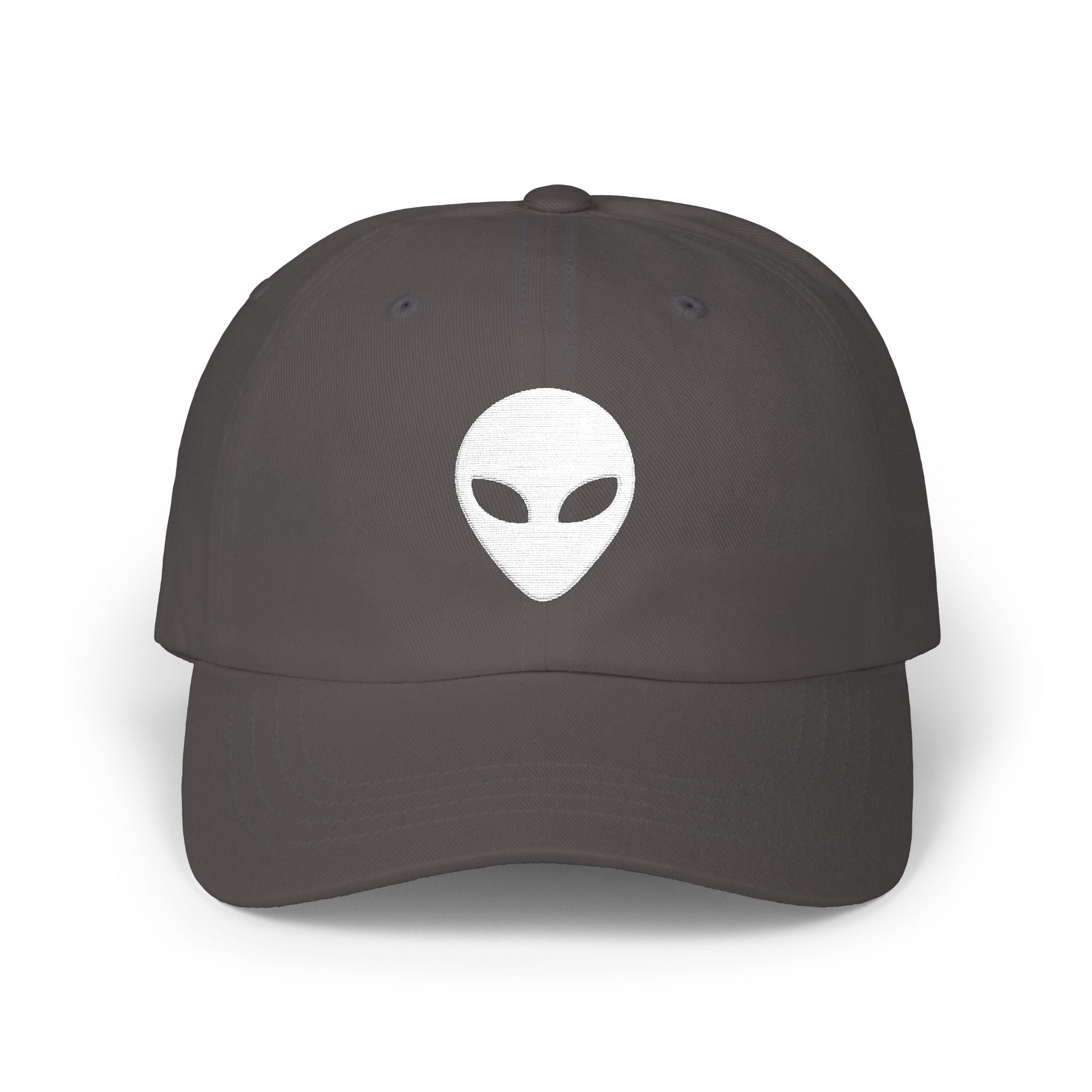 Alien "They Are Here." Dad Cap - Embroidered Baseball Hat dark