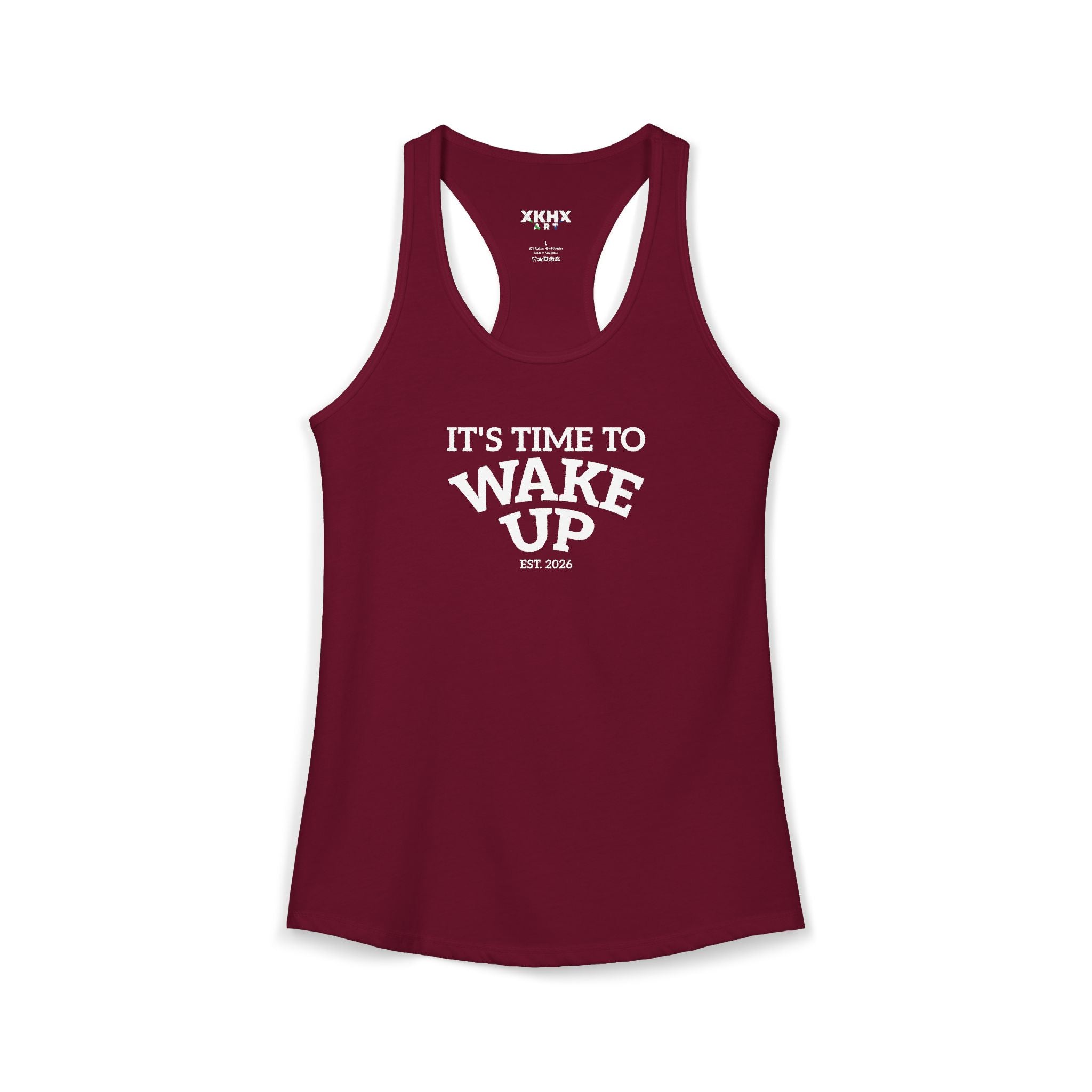 Wake Up dark | Women's Ideal Racerback Tank