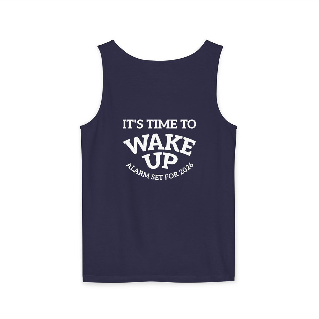 Wake Up Tank Top dark — Casual Graphic Tank