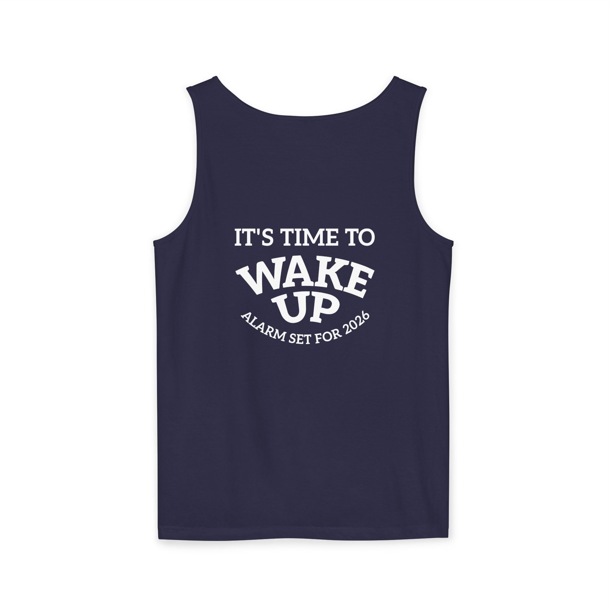 Wake Up Tank Top dark — Casual Graphic Tank