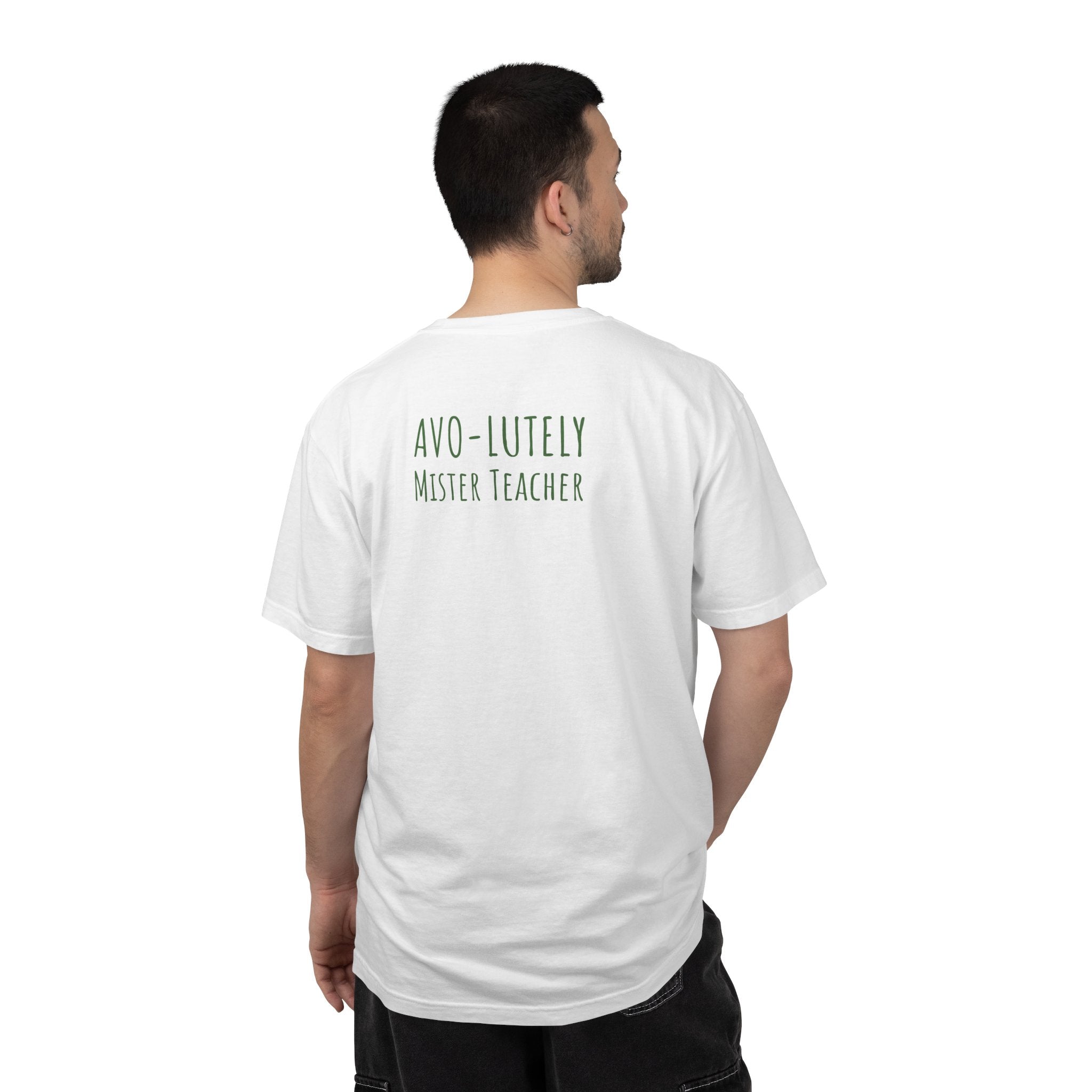 Personalizable "Avo-lutely Amazing Teacher" T-Shirt — Cute Avocado [XX] Grade Teacher Tee