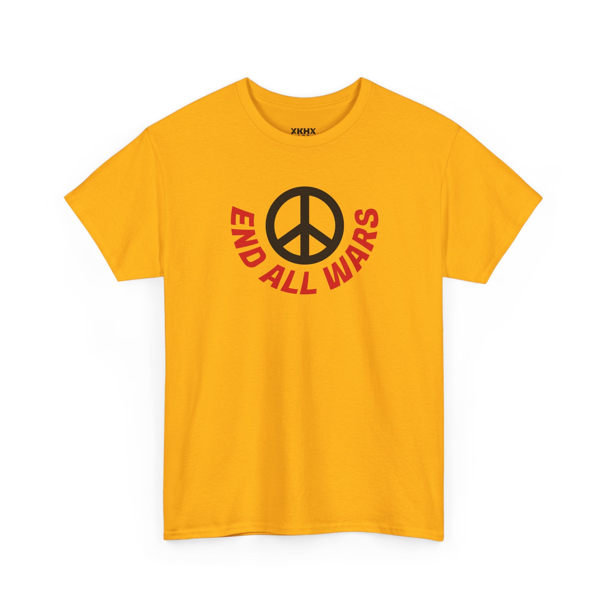 Peace Symbol T-Shirt — "End All Wars" Anti-War Graphic Tee