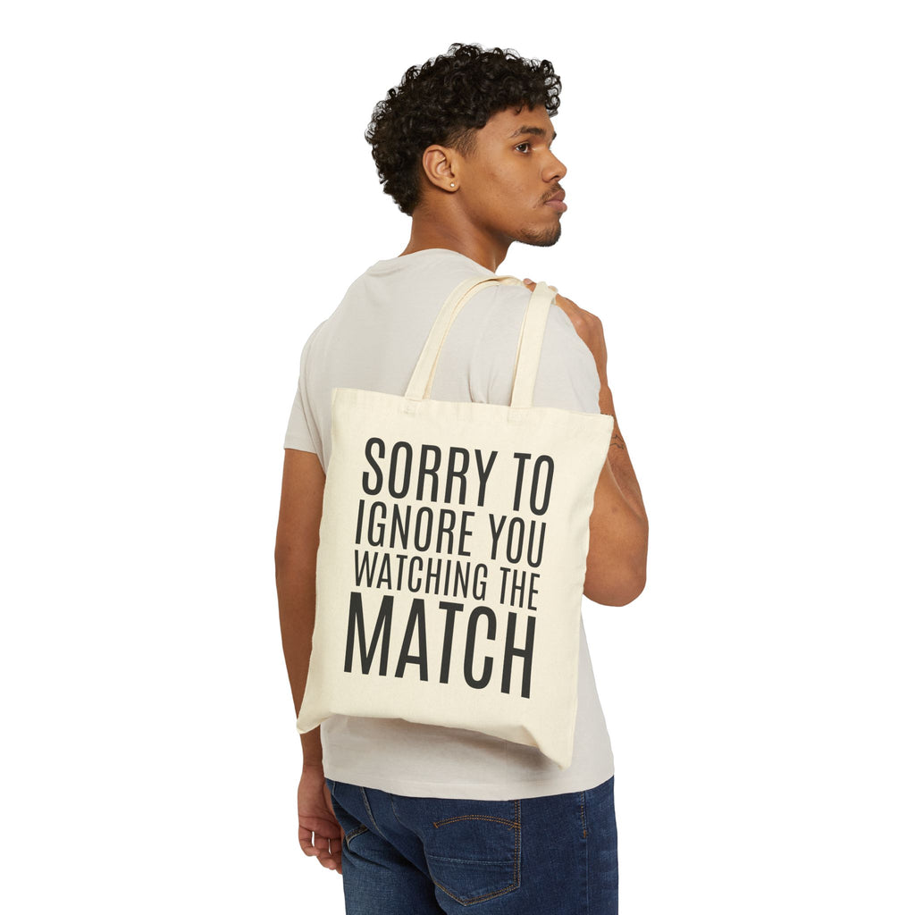 Off to Watch the Match Tote, sorry to ignore you
