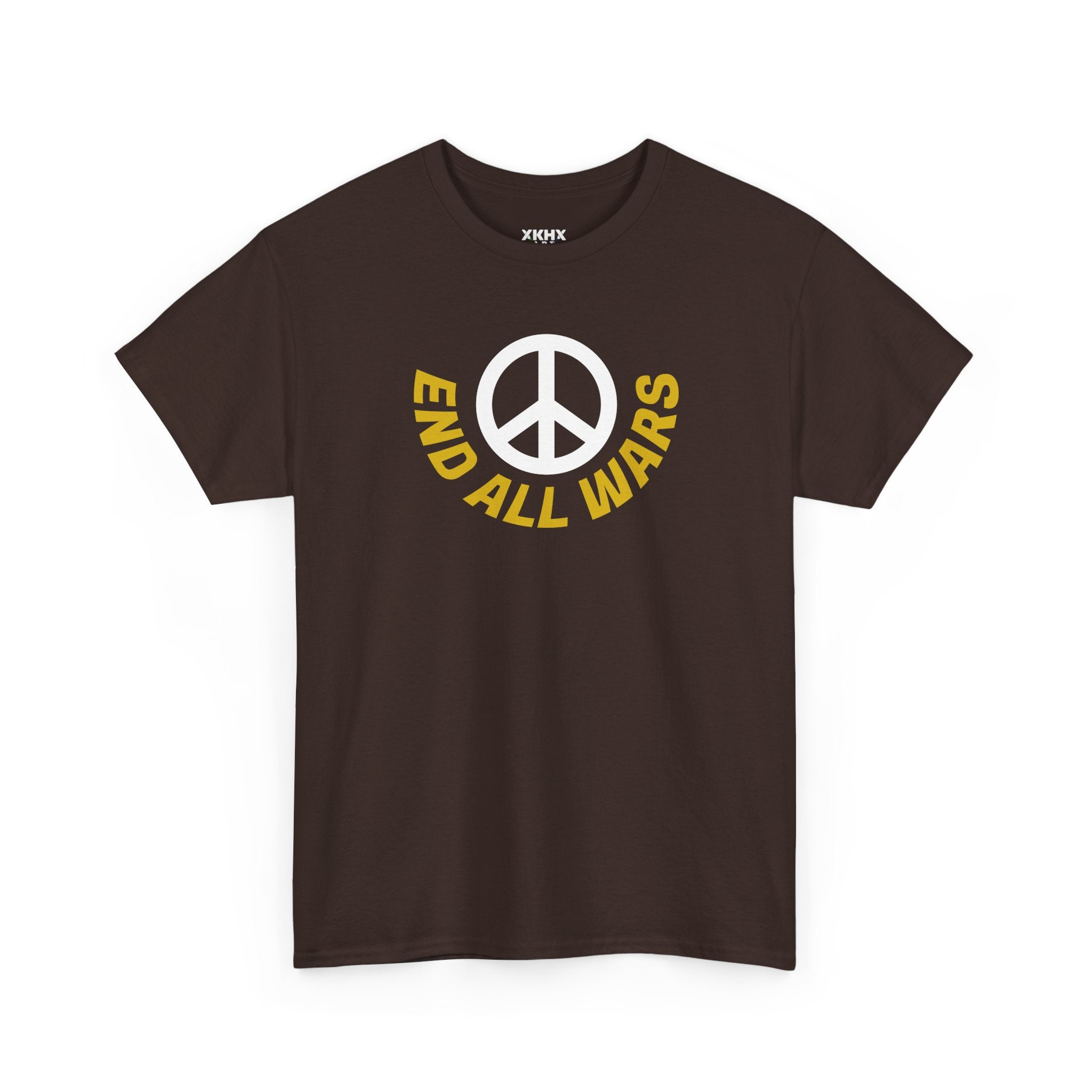 Peace Symbol T-Shirt — "End All Wars" Anti-War Graphic Tee
