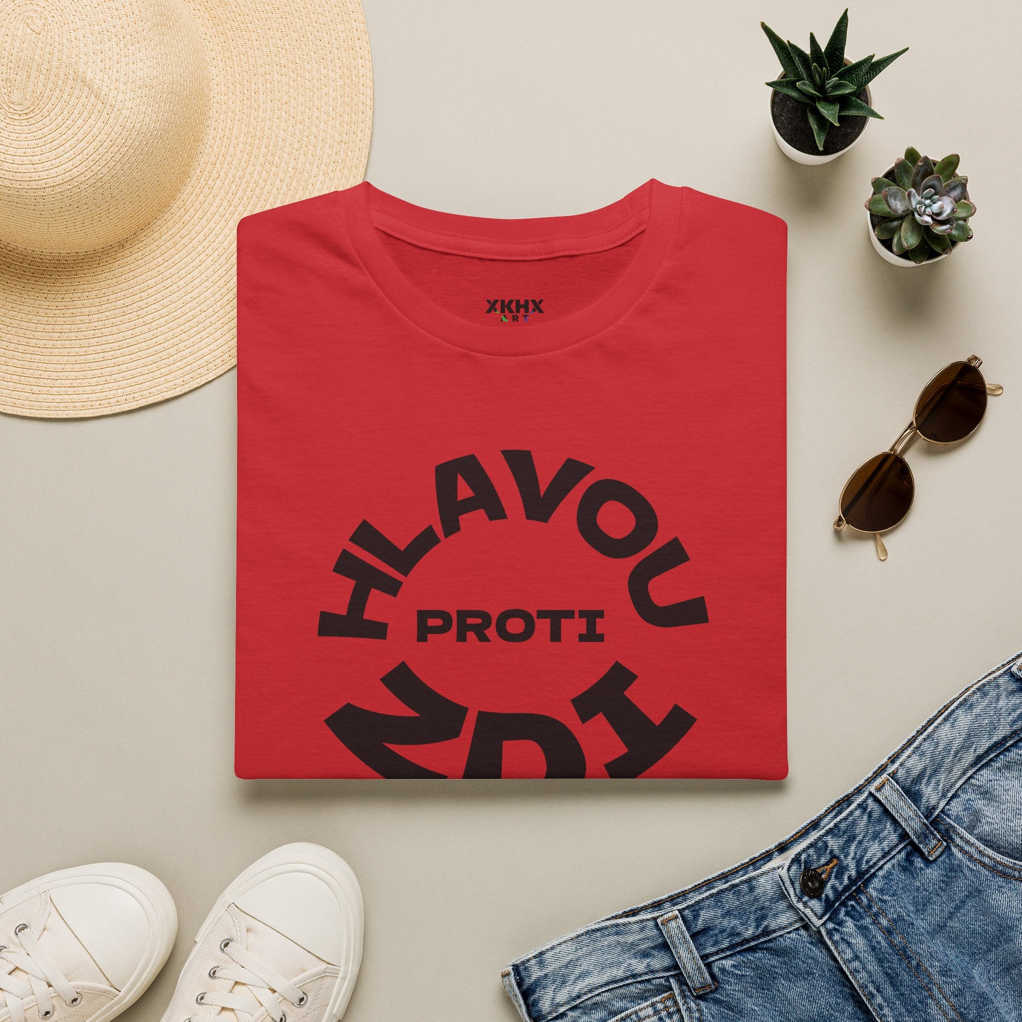 T-Shirt — Hlavou Proti Zdi - Bold Graphic Tee