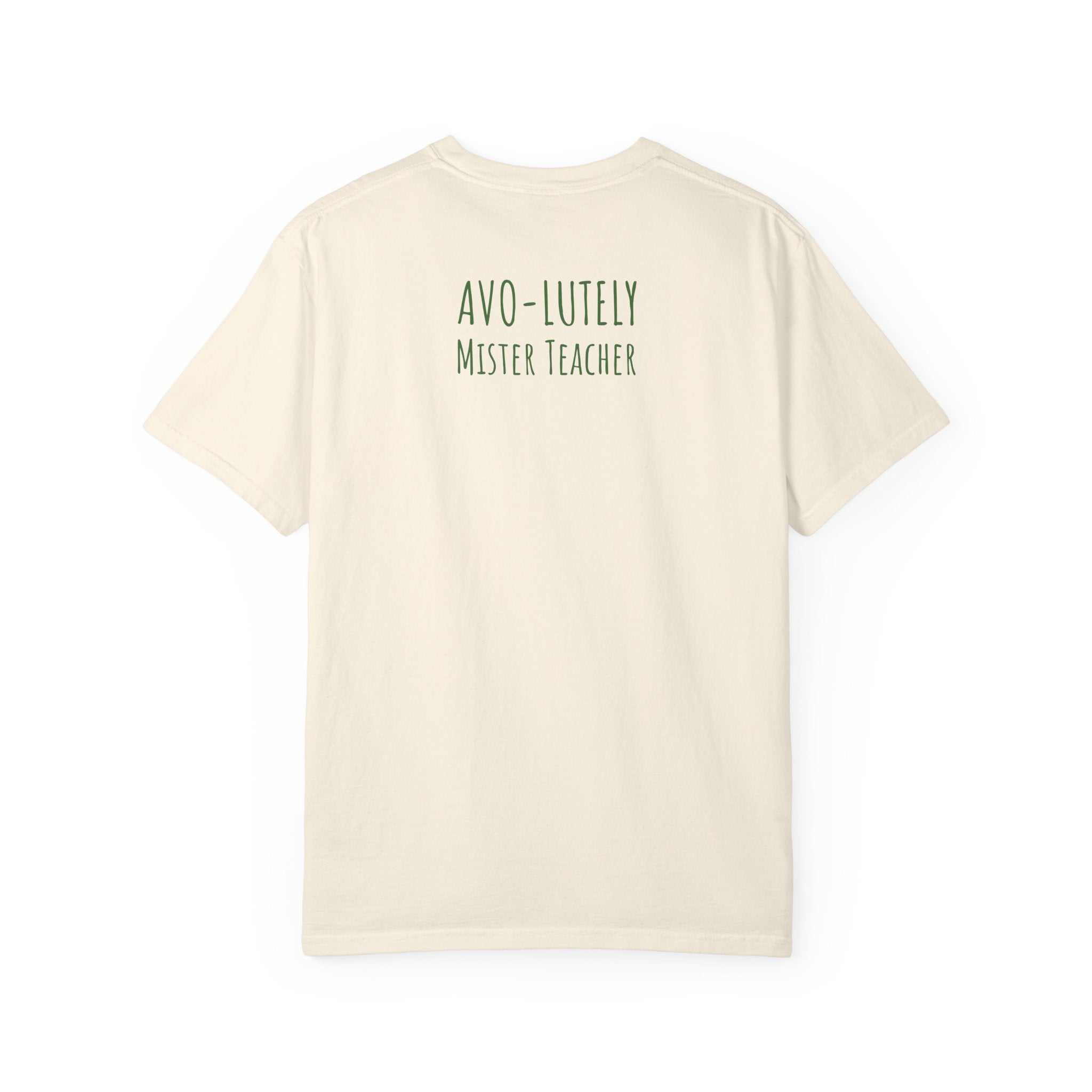 Personalizable "Avo-lutely Amazing Teacher" T-Shirt — Cute Avocado [XX] Grade Teacher Tee