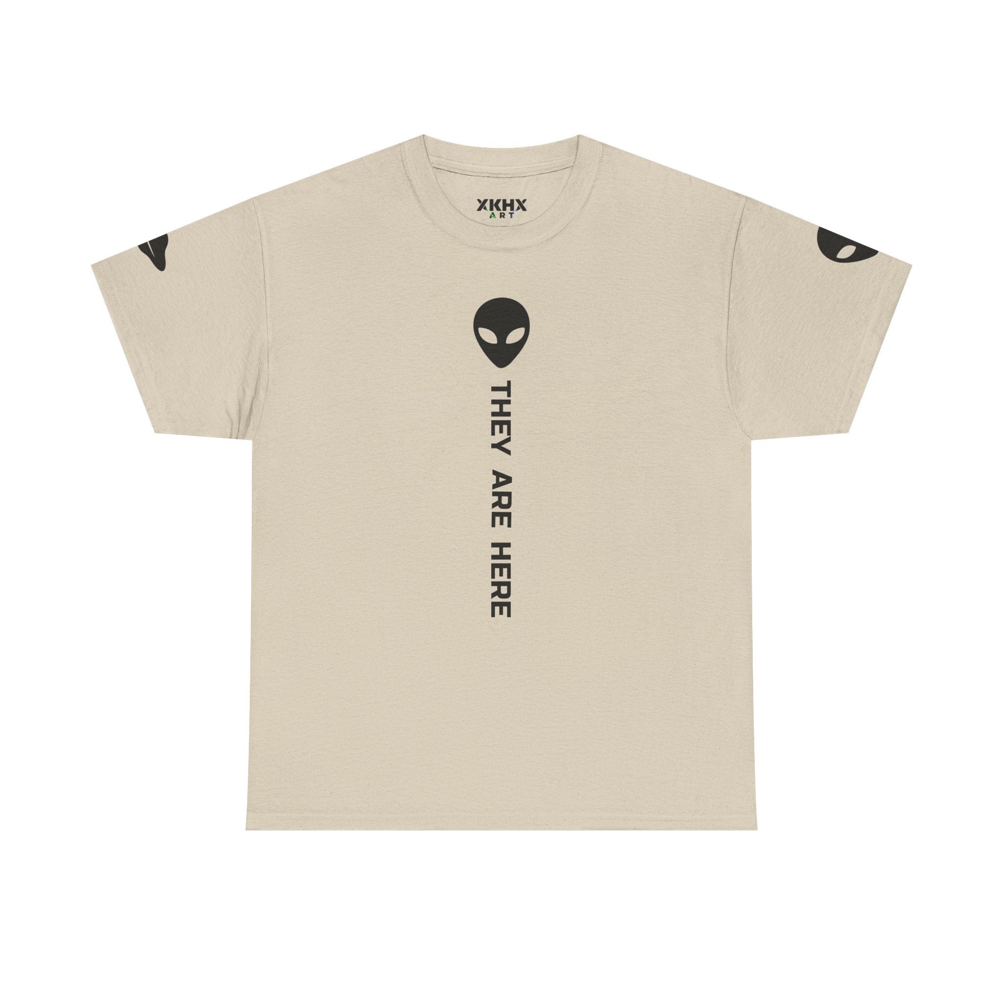 Alien Head "They Are Here" Graphic Tee