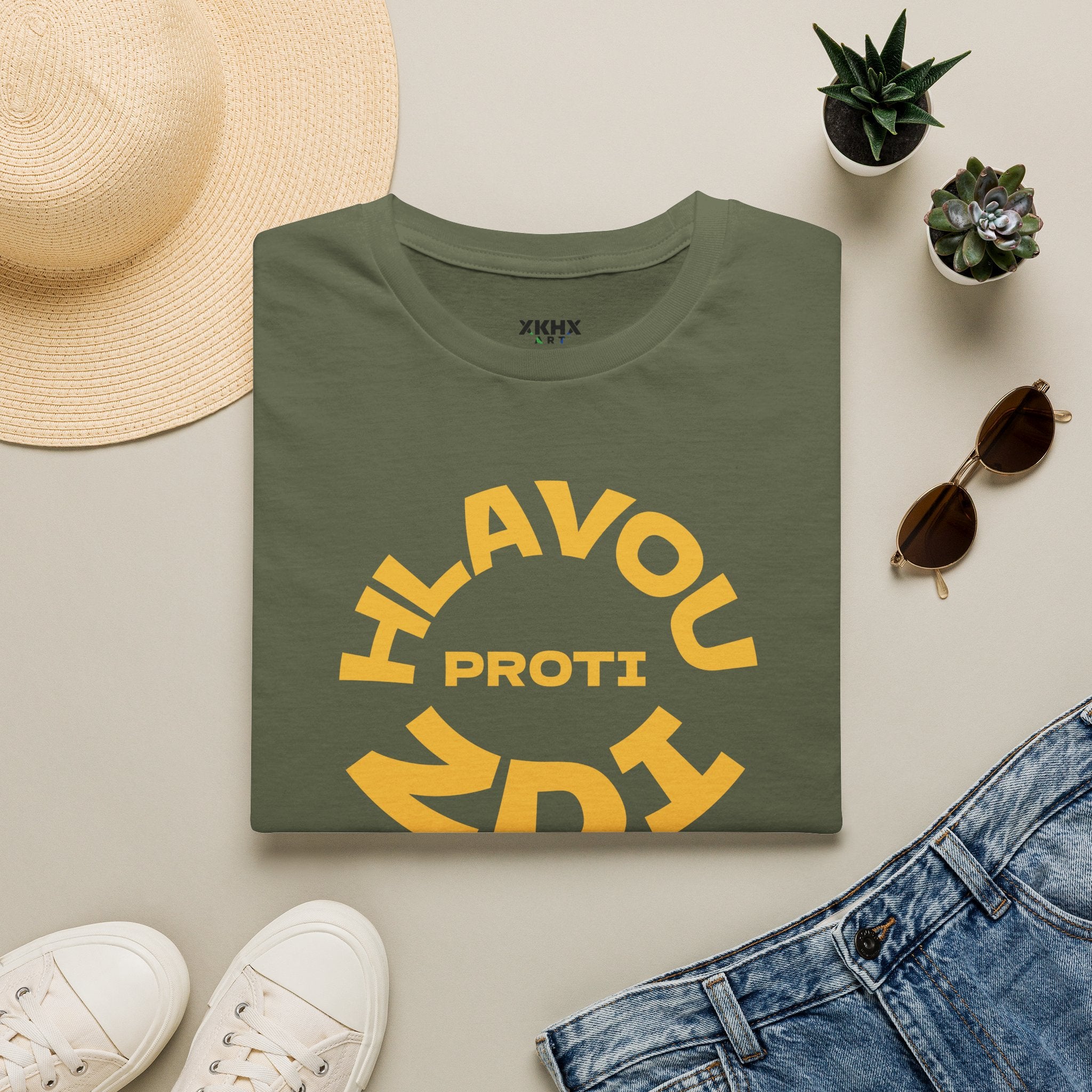 T-Shirt — Hlavou Proti Zdi - Bold Graphic Tee