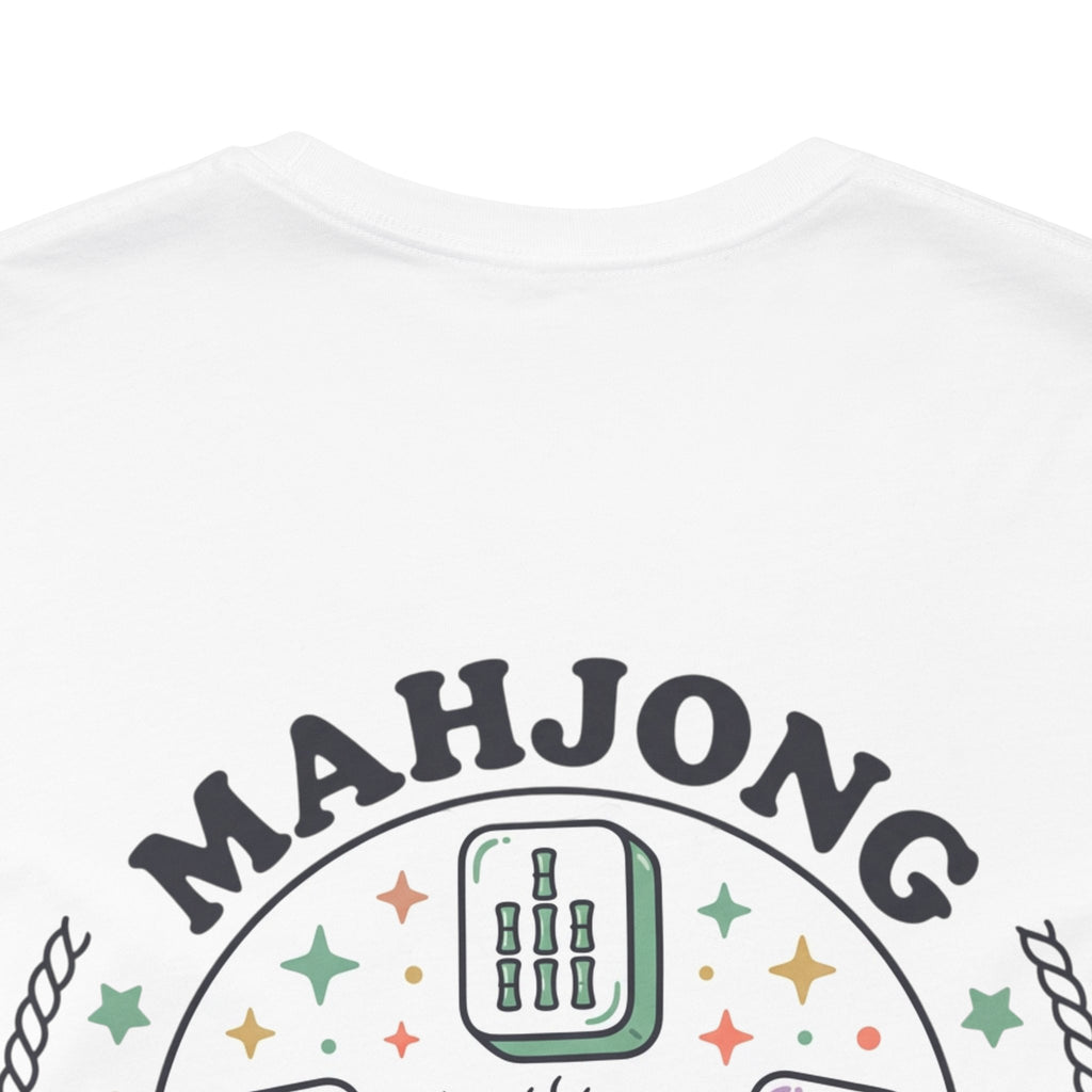 Mahjong Social Club Tee | tile-inspired, jade green pastel