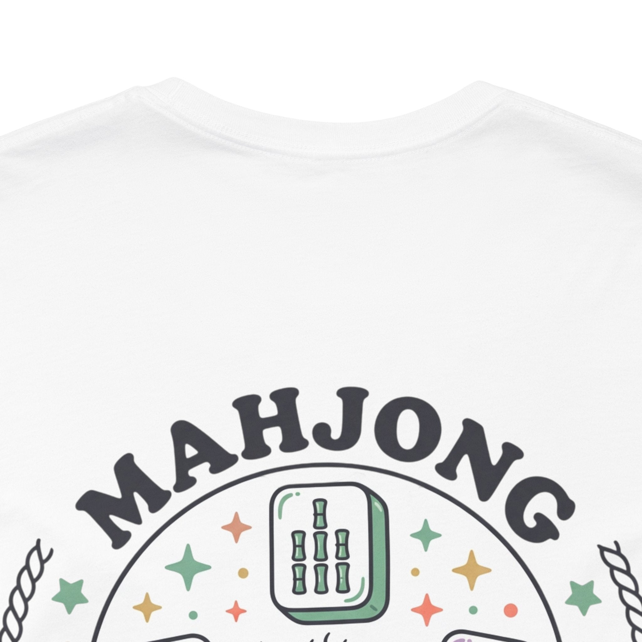 Mahjong Social Club Tee | tile-inspired, jade green pastel