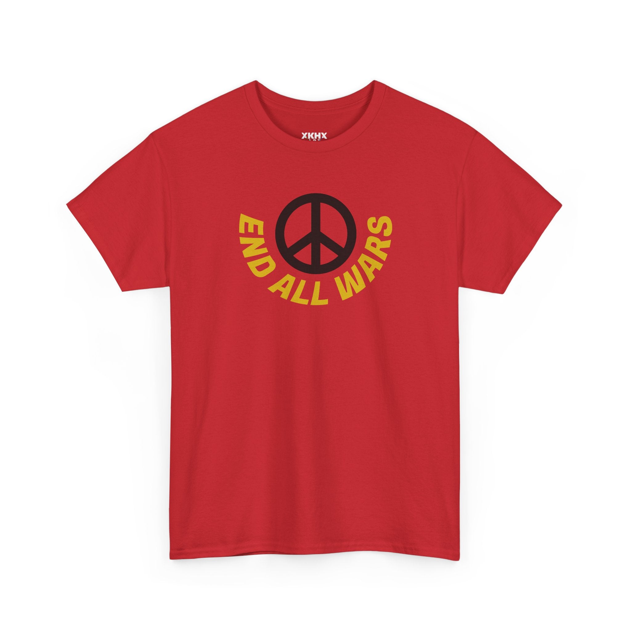 Peace Symbol T-Shirt — "End All Wars" Anti-War Graphic Tee