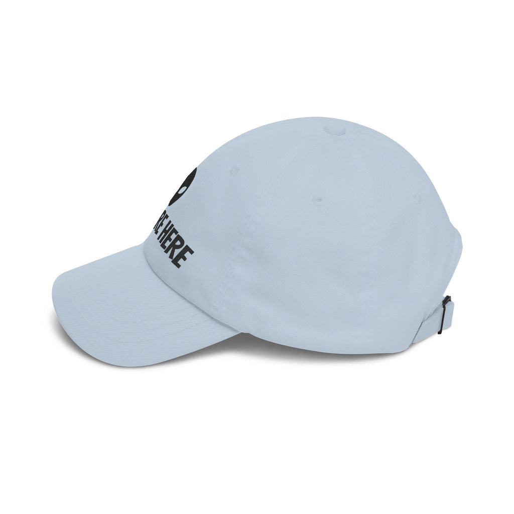 Alien "They Are Here" Dad Cap - Embroidered Baseball Hat light