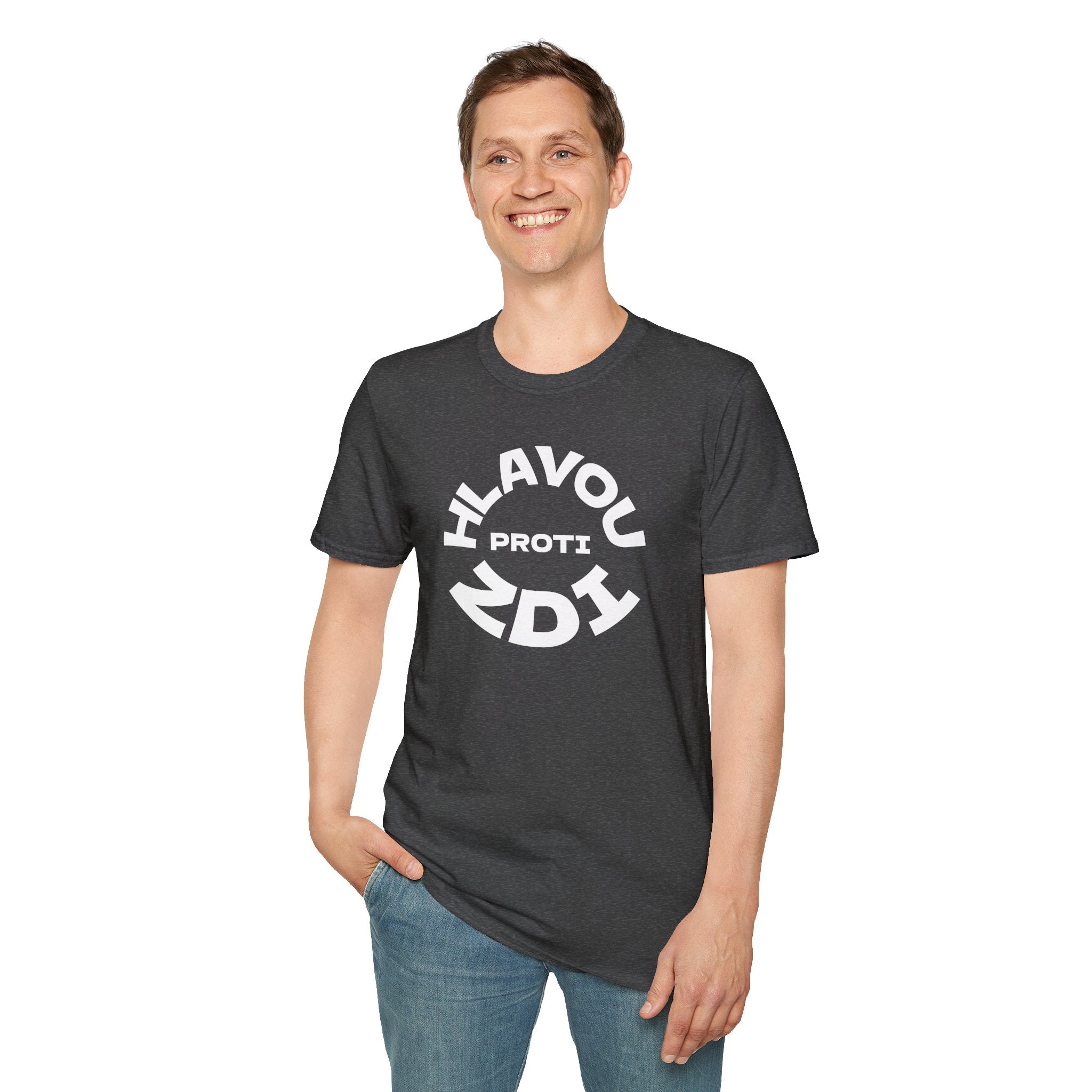 T-Shirt — Hlavou Proti Zdi - Bold Graphic Tee