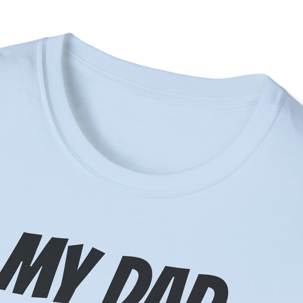 Superhero Dad T-Shirt — "My Dad Is My Superhero" Positive Message Tee