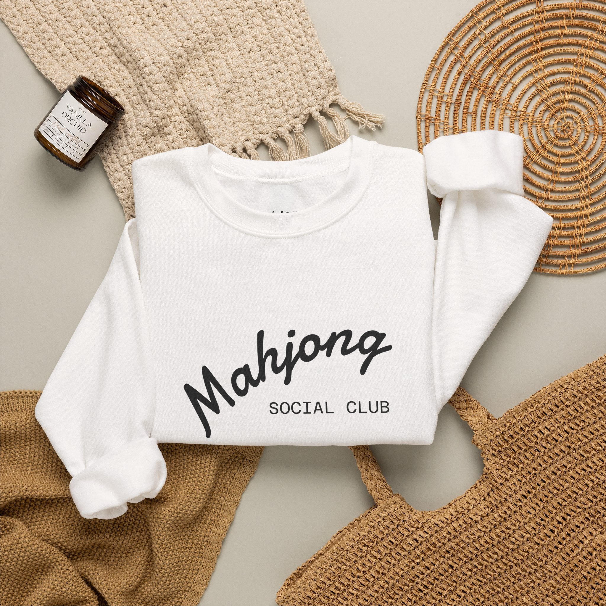 Mahjong Social Club | Unisex Heavy Blend™ Crewneck Sweatshirt