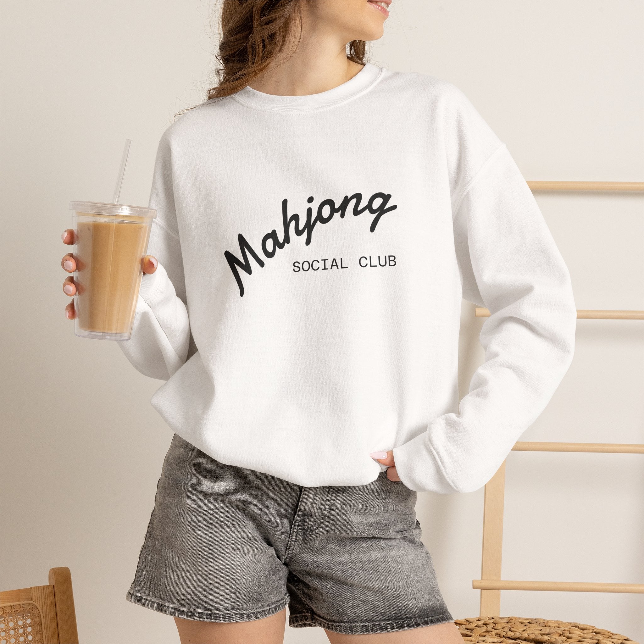 Mahjong Social Club | Unisex Heavy Blend™ Crewneck Sweatshirt