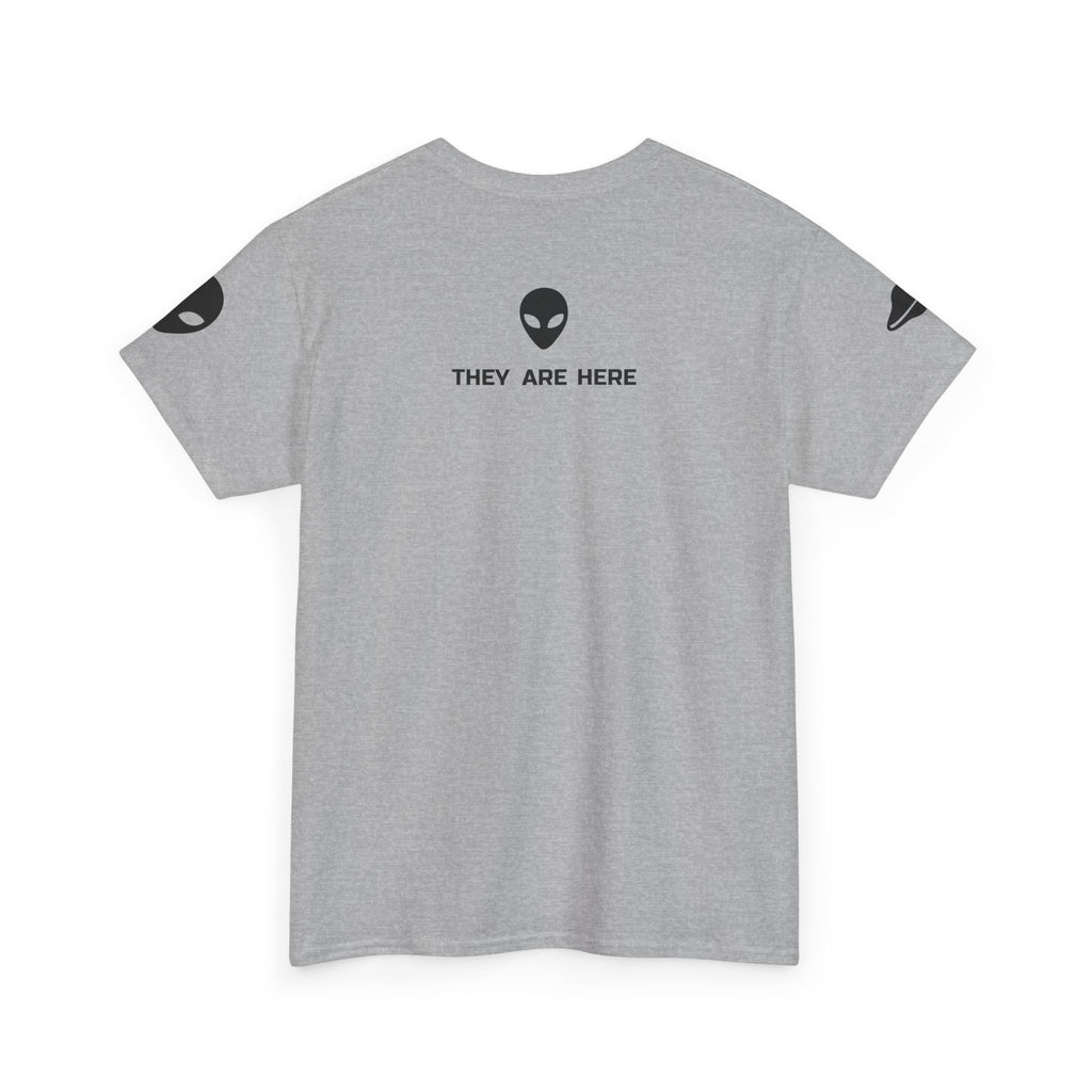 Alien Head "They Are Here" Graphic Tee
