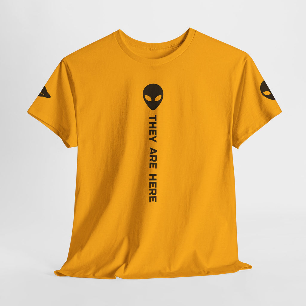 Alien Head "They Are Here" Graphic Tee