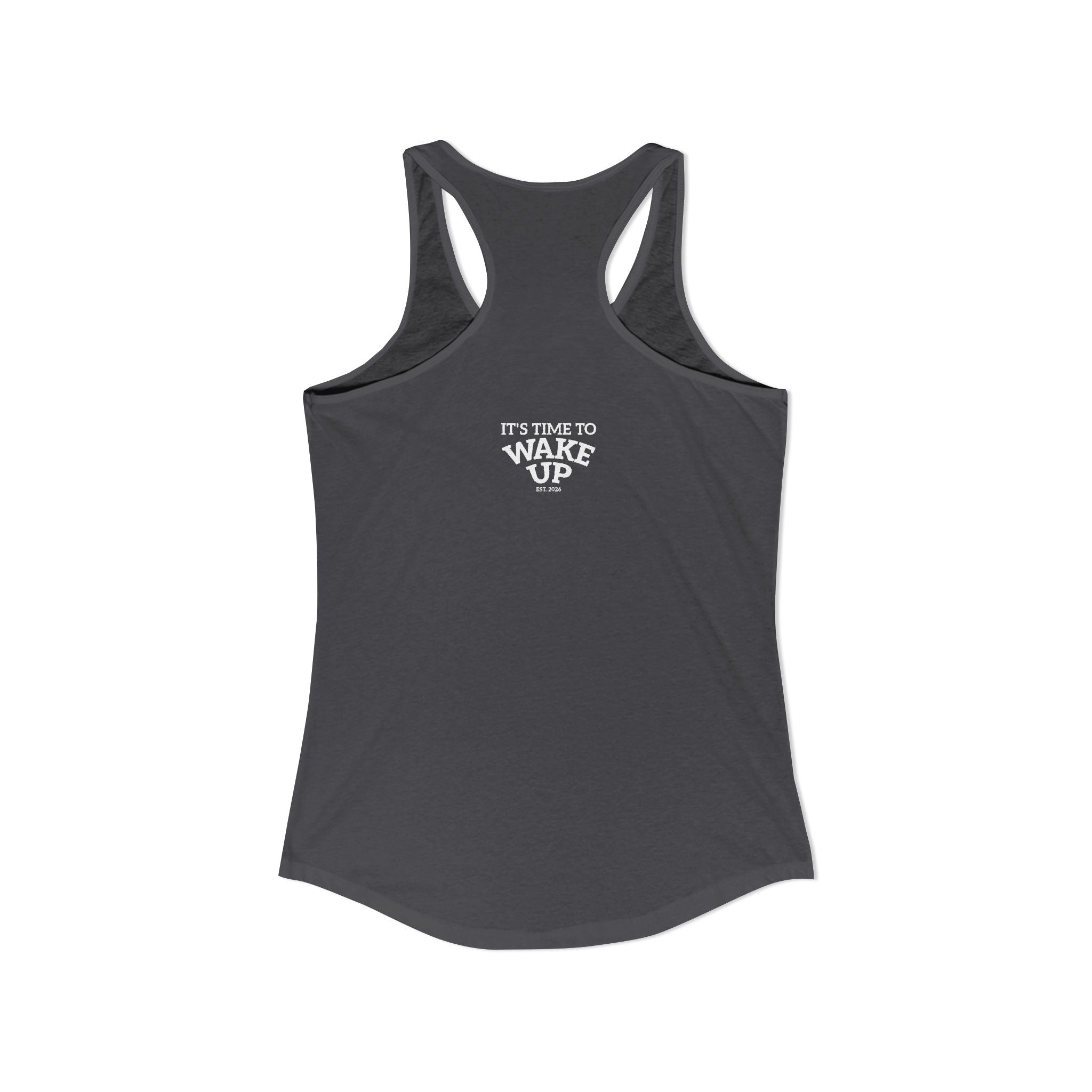 Wake Up dark | Women's Ideal Racerback Tank