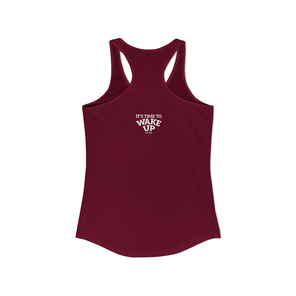 Wake Up dark | Women's Ideal Racerback Tank
