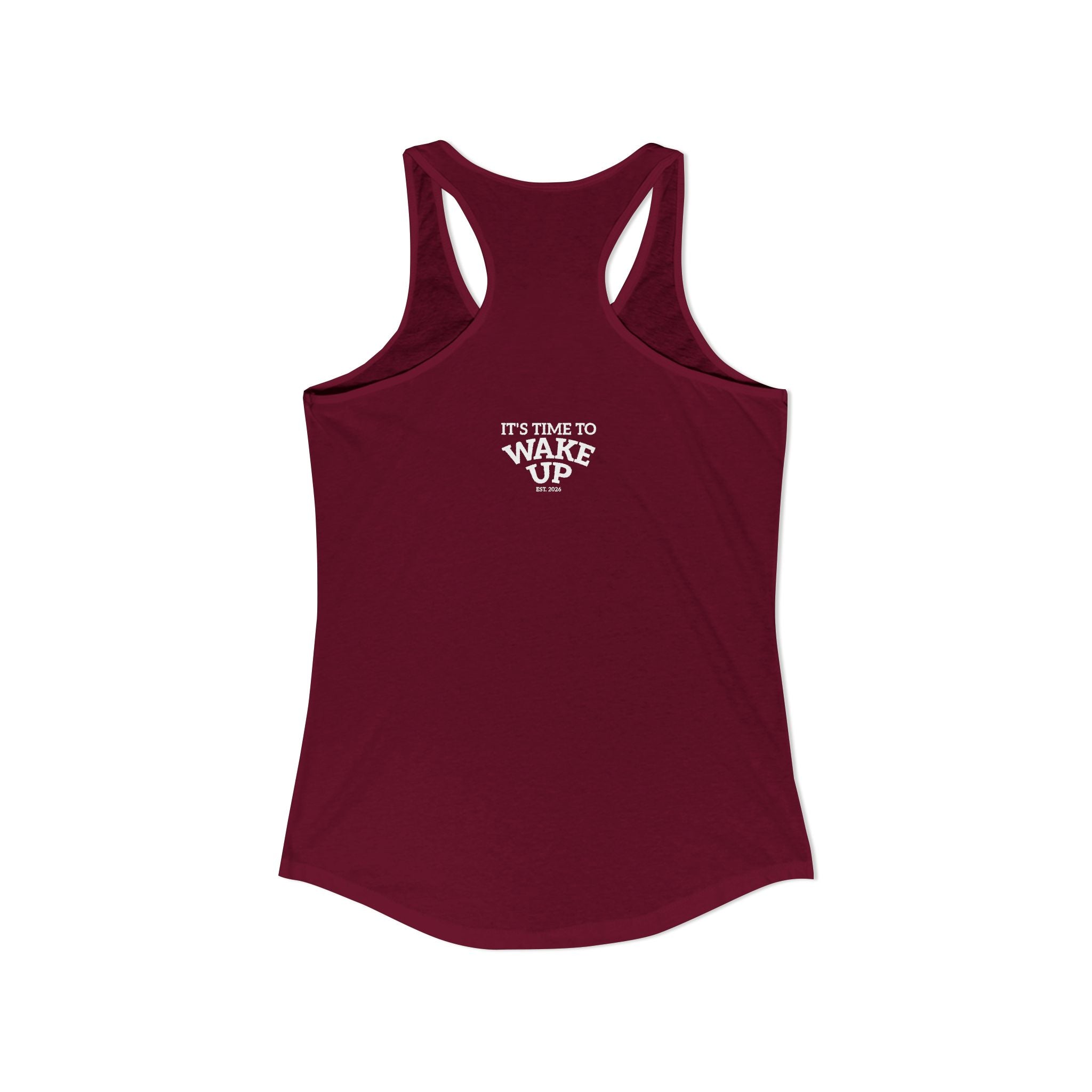 Wake Up dark | Women's Ideal Racerback Tank
