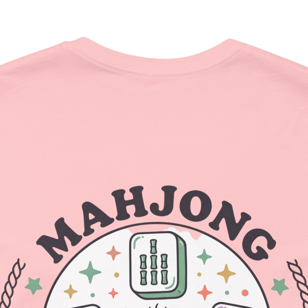 Mahjong Social Club Tee | tile-inspired, jade green pastel