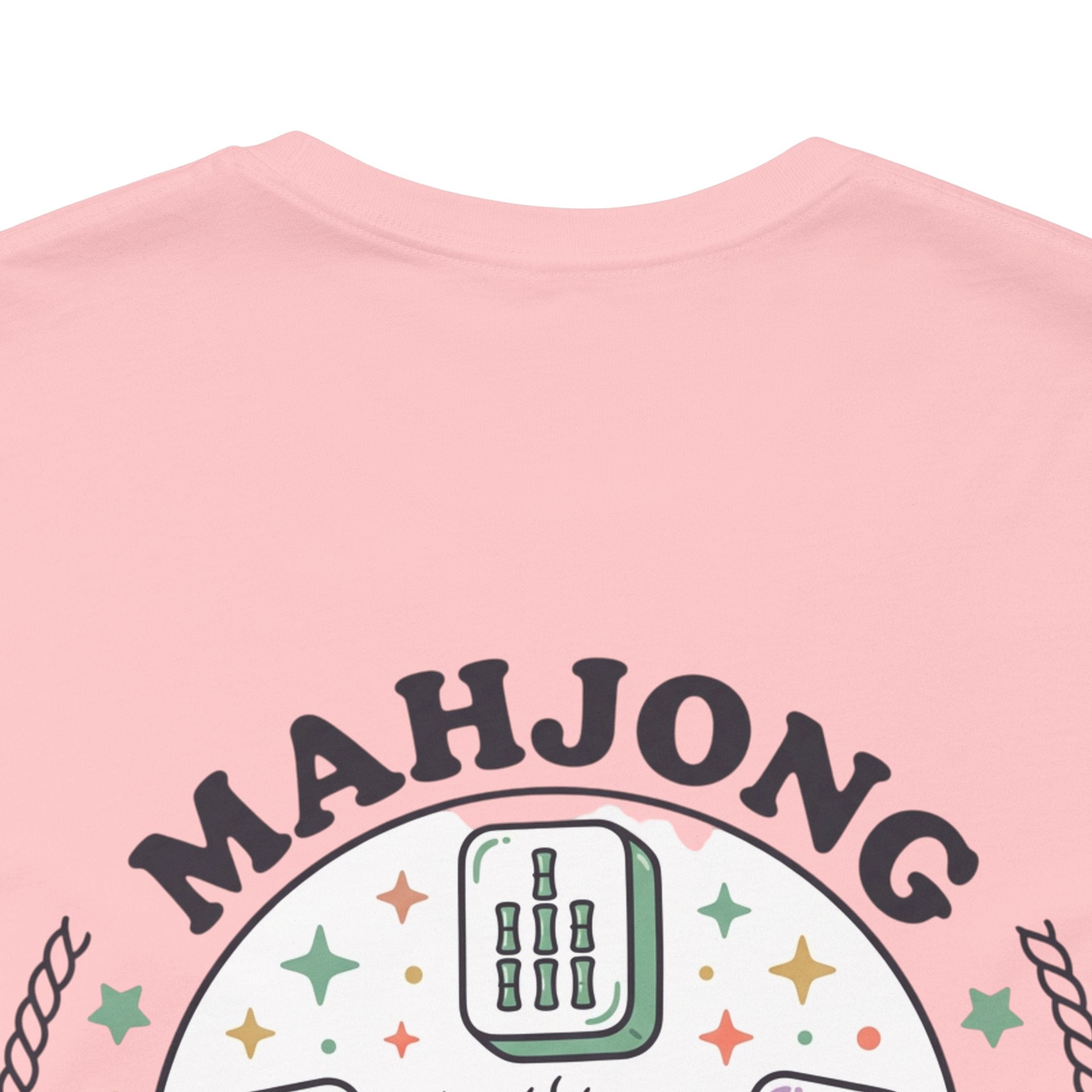 Mahjong Social Club Tee | tile-inspired, jade green pastel
