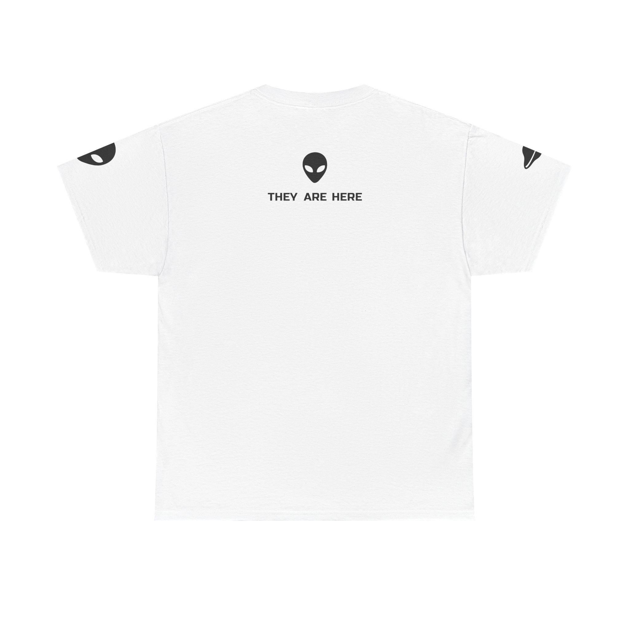 Alien Head "They Are Here" Graphic Tee