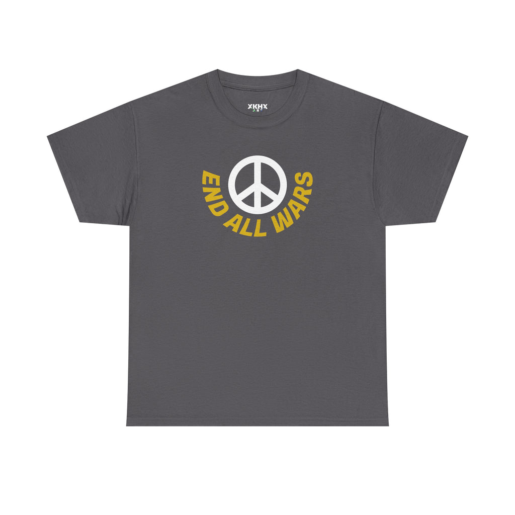Peace Symbol T-Shirt — "End All Wars" Anti-War Graphic Tee