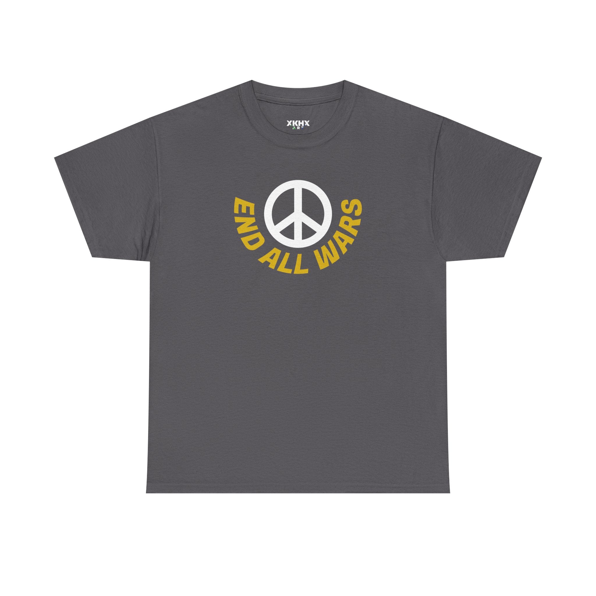 Peace Symbol T-Shirt — "End All Wars" Anti-War Graphic Tee