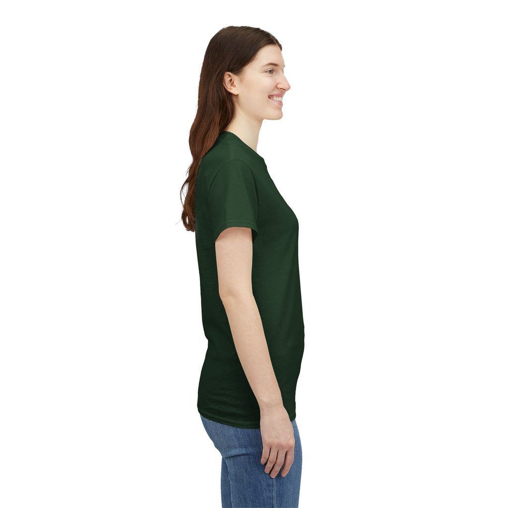 Alien Tee — Minimal "They Are Real" Vertical Graphic T-Shirt dark