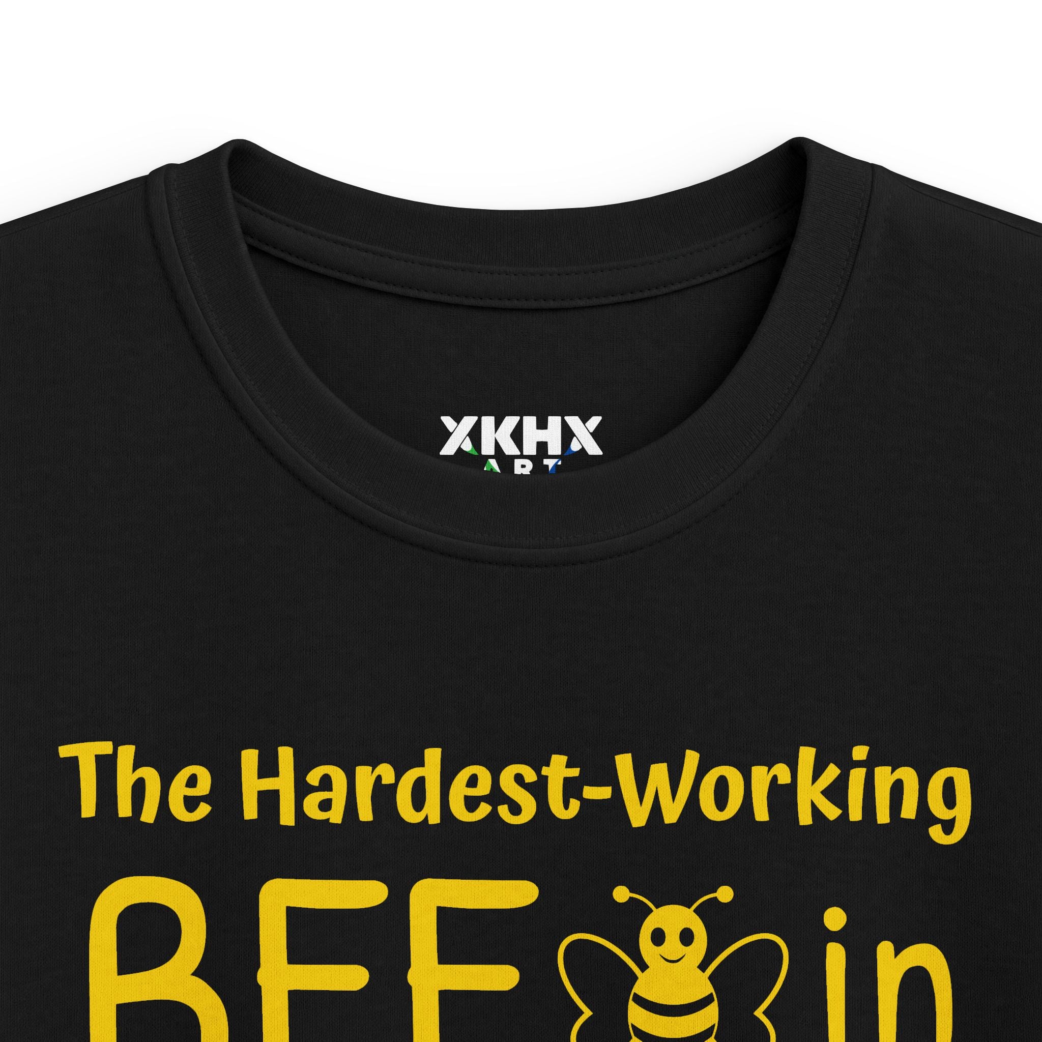 Personalized [XX] Grade Bee T-Shirt — "The Hardest-Working Bee in [XX] Grade" Kids Tee